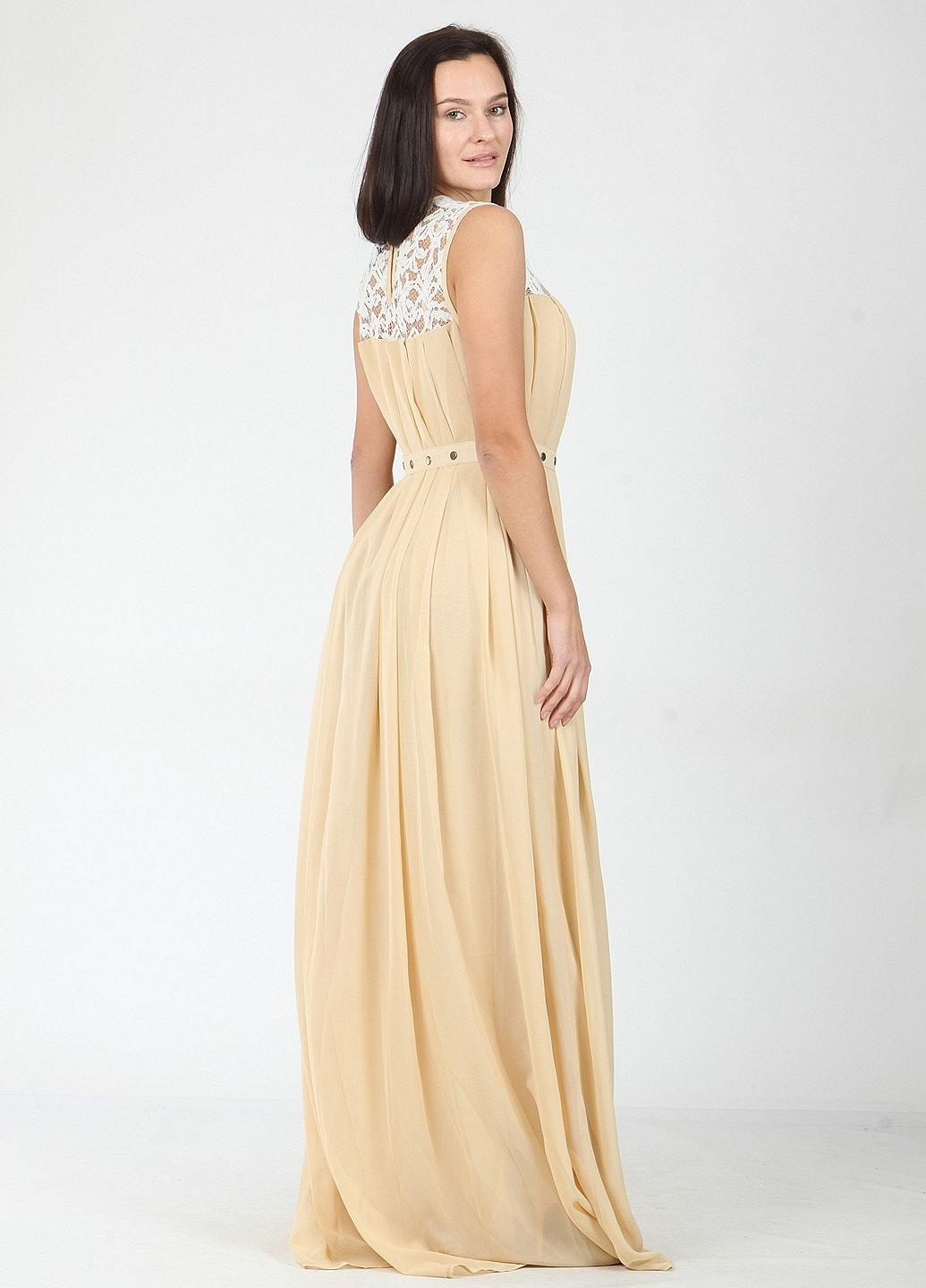 Платье Enna Levoni M Бежевый (ND-3513-4-Beige), фото №2 Платье Enna Levoni M Бежевый (ND-3513-4-Beige), фото №2