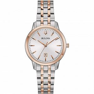 Женские аналоговые часы Bulova 98M137 серебристый - Фото 1