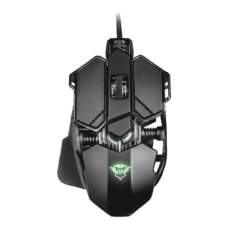 Ігрова дротова миша Trust GXT 138 X-Ray / USB / 4000 DPI / 10 кнопок / RGB підсвітка / Чорна, фото №1 Ігрова дротова миша Trust GXT 138 X-Ray / USB / 4000 DPI / 10 кнопок / RGB підсвітка / Чорна, фото №1