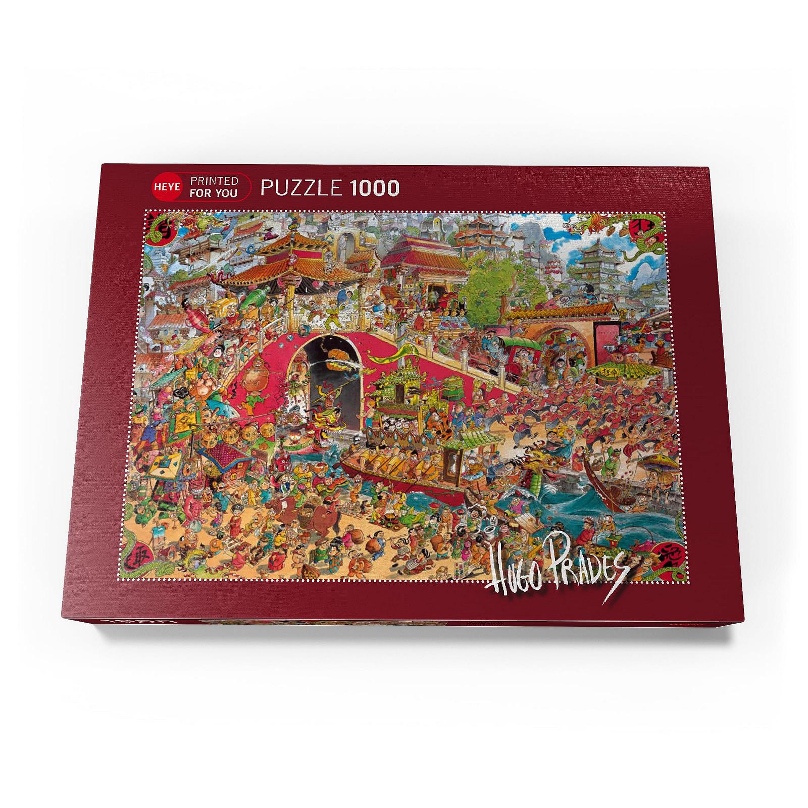 Пазл Heye Puzzle MyPuzzle Special Collection Hugo Prades - China Town 1000 деталей, фото №4