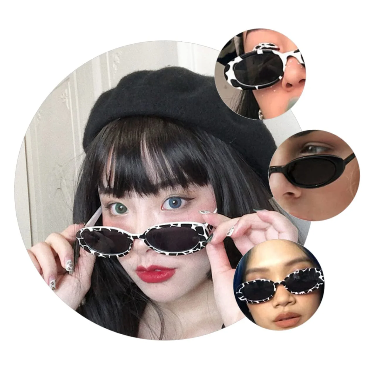 Сонцезахисні окуляри овальні VALICLUD Чорний, фото №3