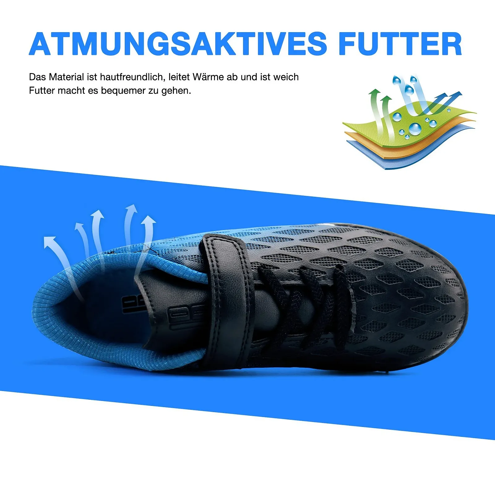 Футбольные бутсы JABASIC для мальчиков и девочек, детские, для искусственной травы, фото №4