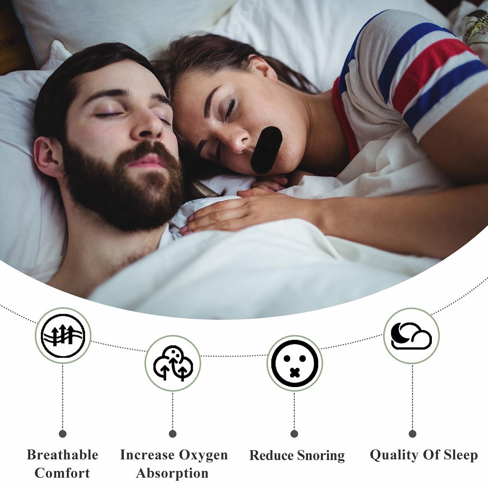 Смужки для рота, 30 шт. Пластирі для рота проти хропіння для оптимального дихання. Підходить для чоловіків і жінок, фото №4