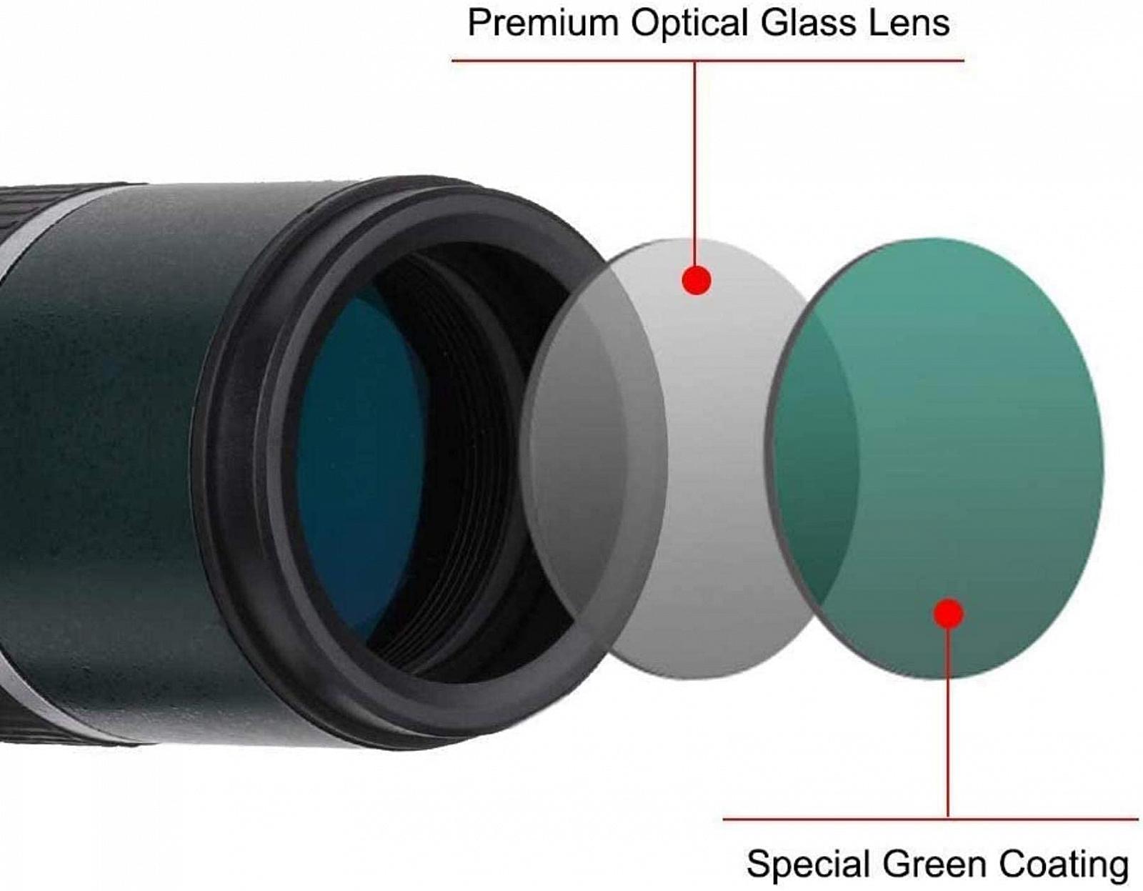 Труба Outdoor Accessories 12-36X монокуляр з штативом, фото №5