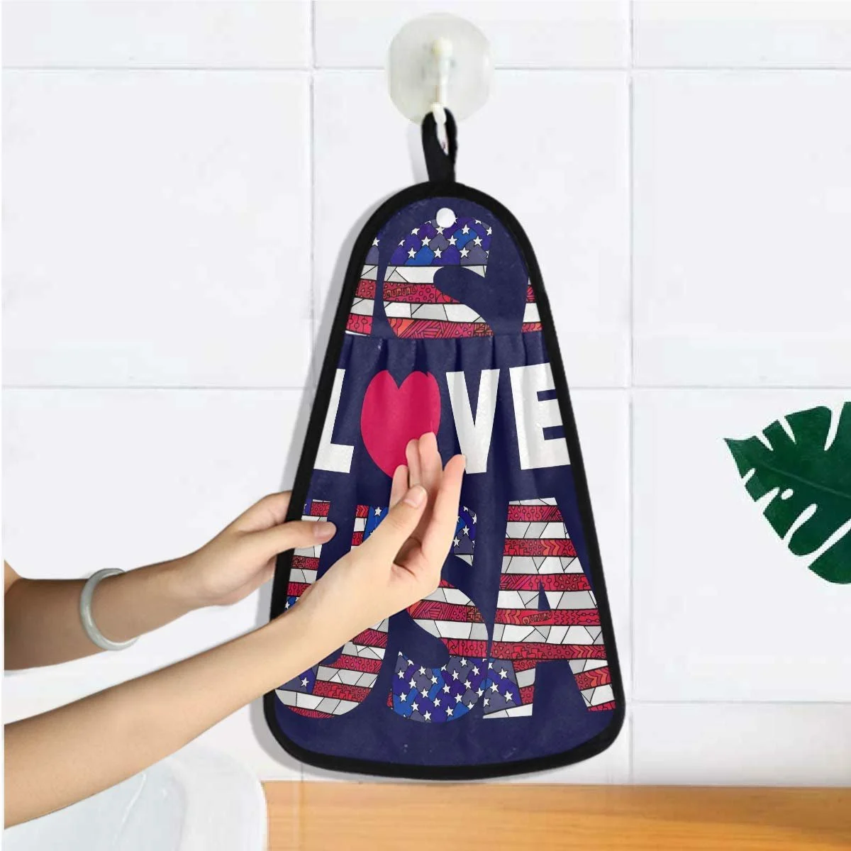 Підвісний рушник Love USA 42х31 см, фото №5