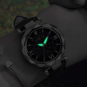 Жіночий аналоговий кварцовий годинник Generisch з шкіряним ремінцем synthetic.ua - Фото 1