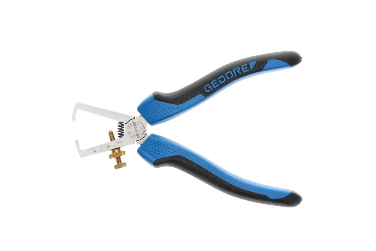 Клещи для снятия изоляции Gedore 6708630 с пружиной 2K рукоятка 160 мм 0.8–6.0 мм², фото №5