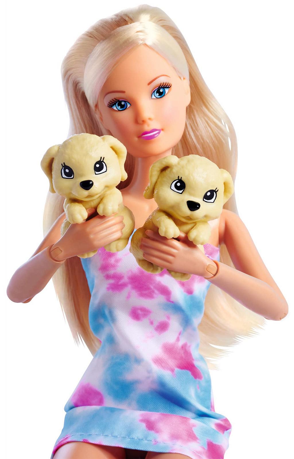 Лялька Simba Steffi Love Dog Buggy з двома собаками 29 см, фото №2