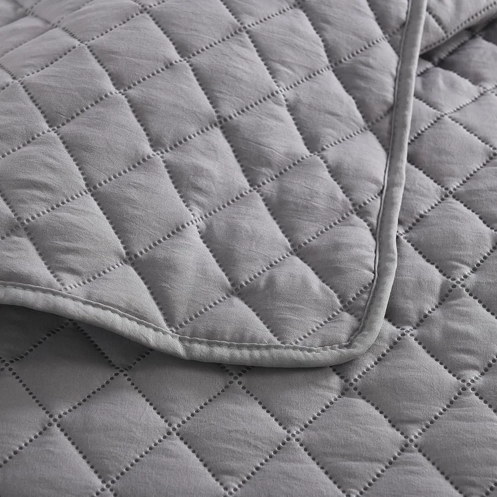 Покривало ENASAL Геометричний сірий, 240 x 260 см, фото №6 Покривало ENASAL Геометричний сірий, 240 x 260 см, фото №6