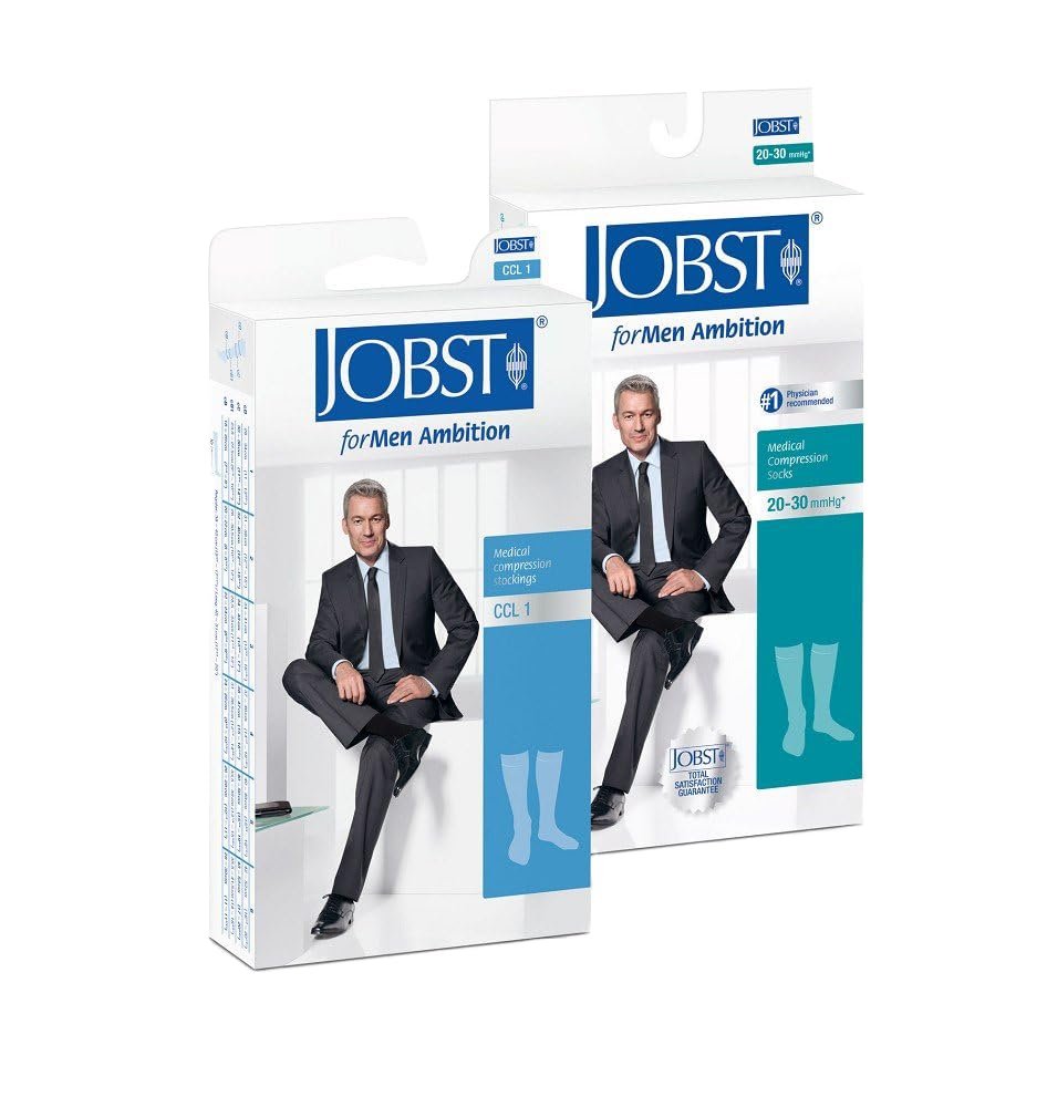 Компрессионные чулки BSN Jobst Jobst Formen Ambition KKL Длина 2 AD Гольфы до колена с кружевом, фото №1