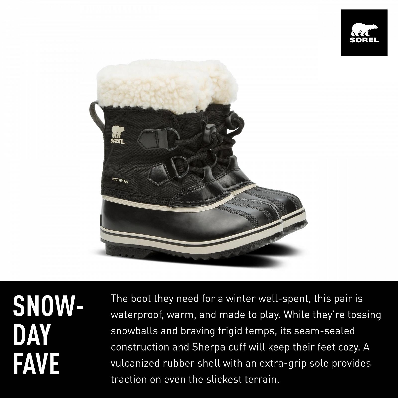 Унисекс Зимние Сапоги Sorel Yoot Pac Nylon WP водонепроницаемые, фото №2