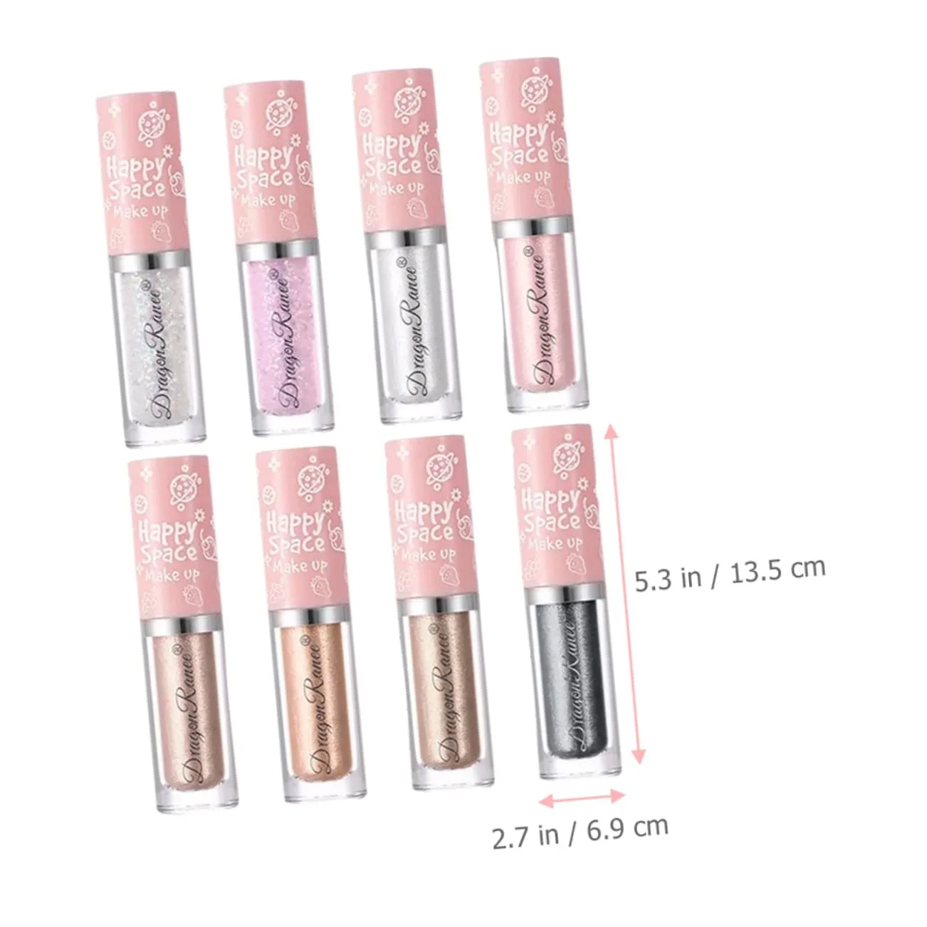 Підводка для очей рідка з блискітками MAGICLULU, фото №7