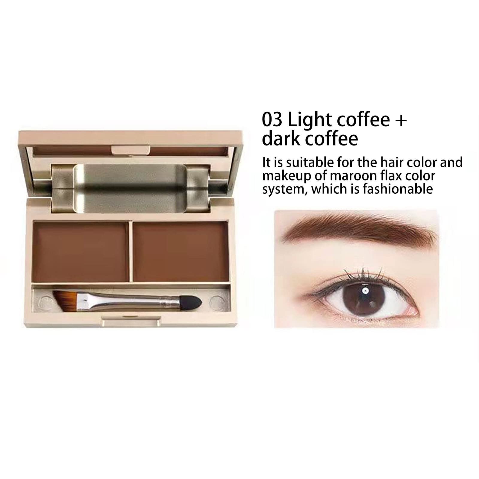 Кисть для брів Пудра для брів Набір для макіяжу брів Дешево C розмір один, фото №2