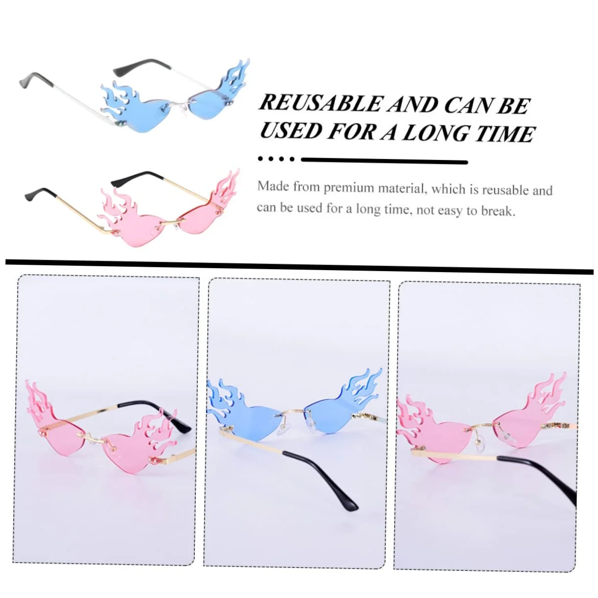 Набор очков без оправы PACKOVE 3 шт., фото №2