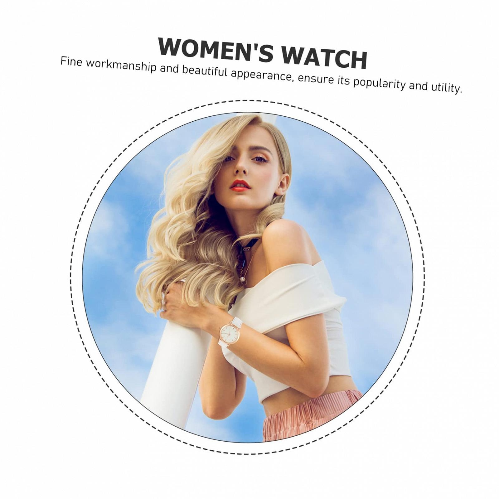 Часы WRITWAA Простые часы с браслетом Женские наручные часы Белый, фото №8 Часы WRITWAA Простые часы с браслетом Женские наручные часы Белый, фото №8