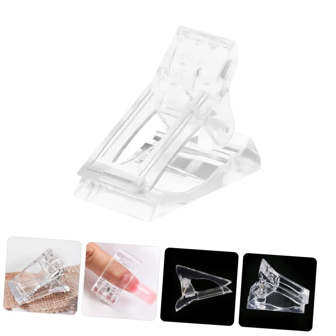 Клипсы для ногтей PACKOVE для быстрого дизайна ногтей, 40 шт, многоразовые, фото №7