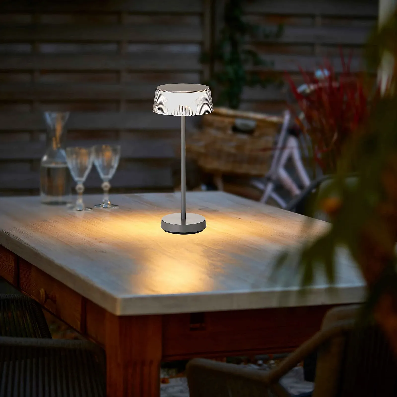 Світлодіодна настільна лампа Northpoint 2200 мАг з димером IP44 Циліндрична 36.5 см, фото №7