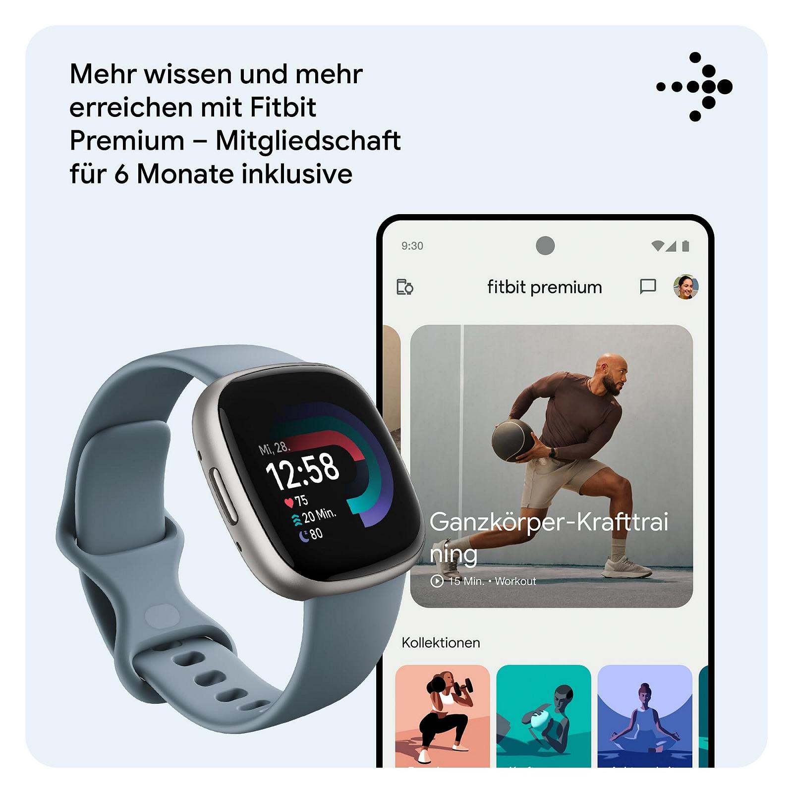 Смарт-годинник Google Fitbit Versa 4, фітнес-трекер з вбудованим GPS, функцією телефона, 6 днів роботи від батареї, 40+ режимів тренувань, сумісні з Android/iOS, фото №8