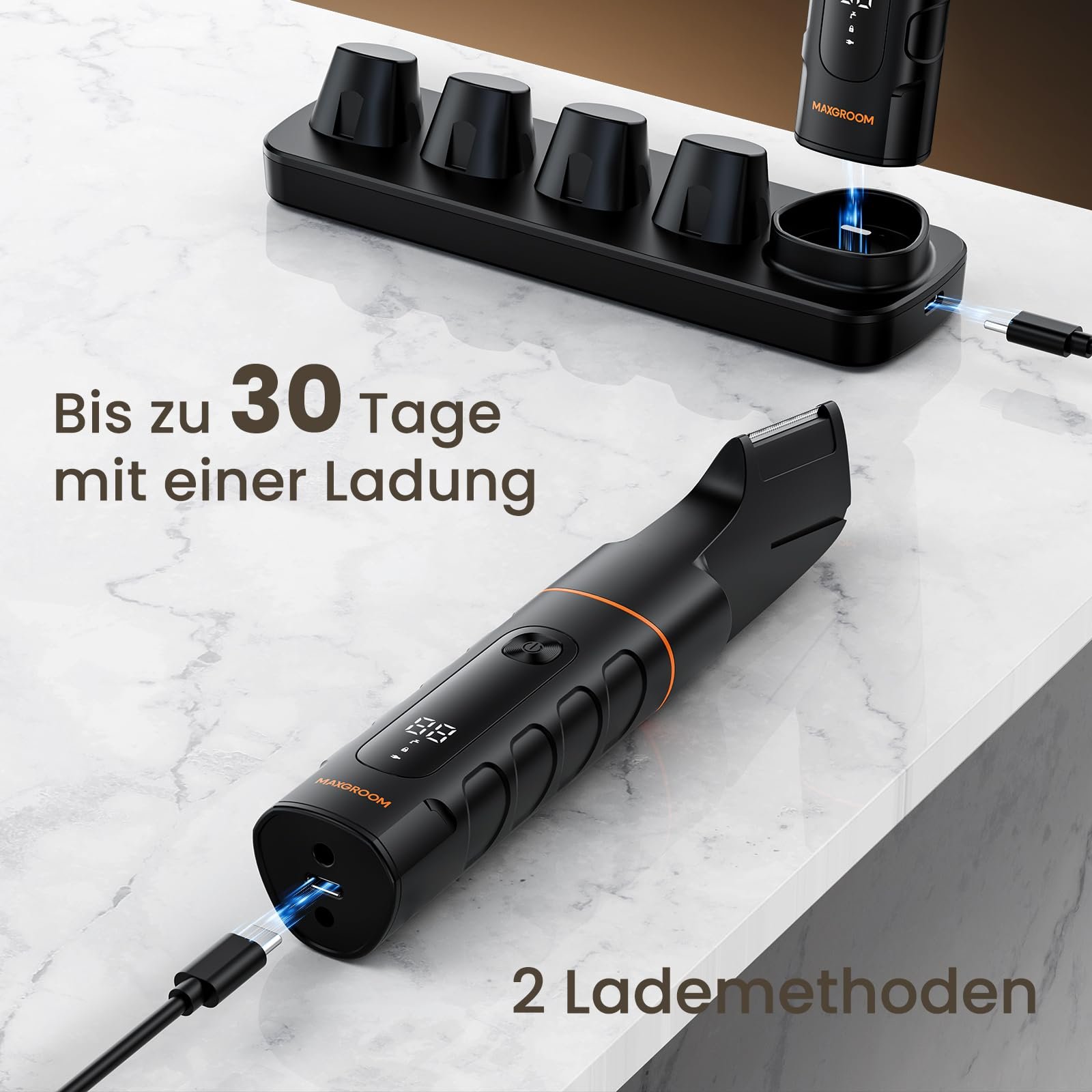 Електробритва MAXGROOM 5-в-1 для тіла та інтимних зон IPX6 120 хв акумулятор, фото №6