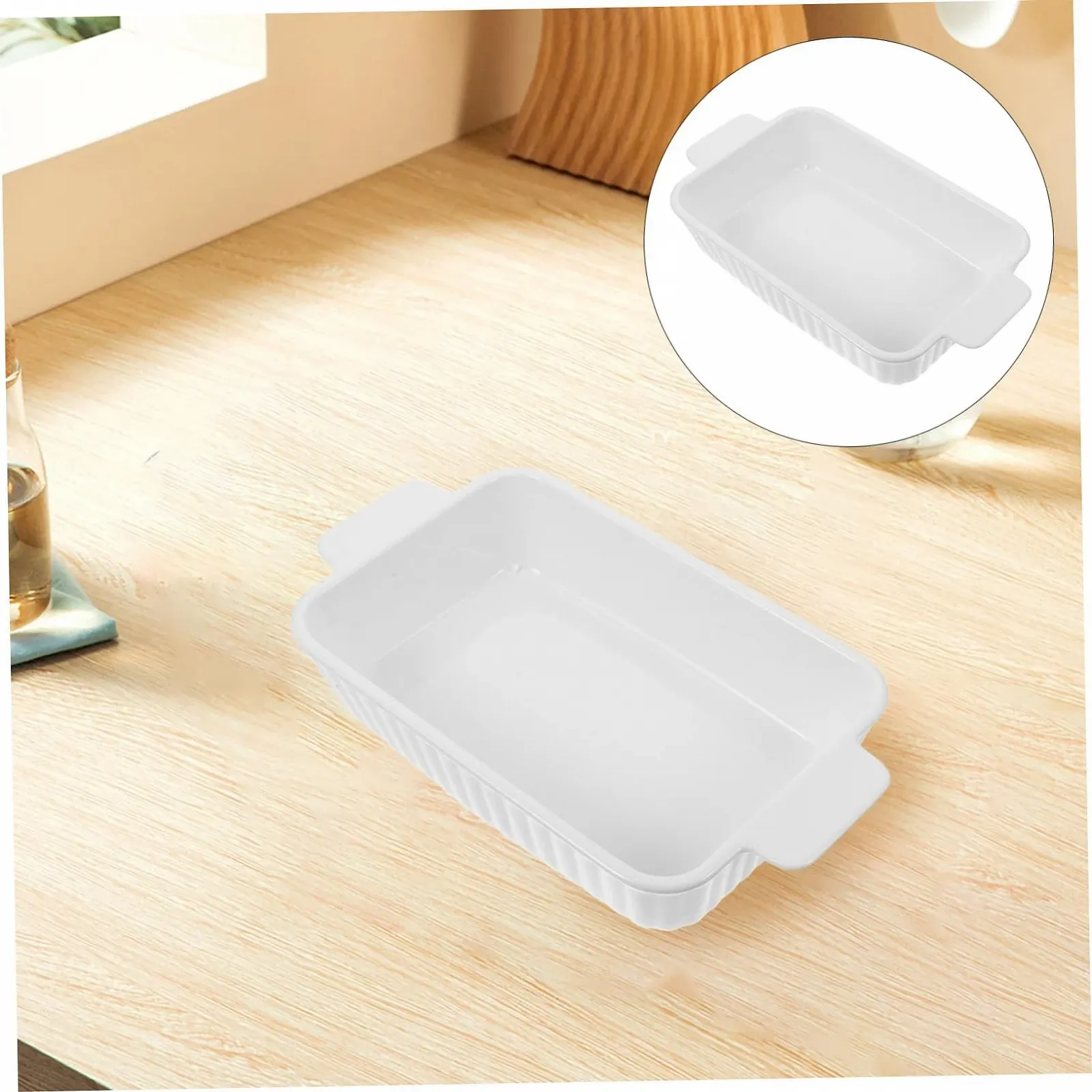 Форма для запекания Zerodeko керамическая с двумя ручками термостойкая, фото №7 Форма для запекания Zerodeko керамическая с двумя ручками термостойкая, фото №7