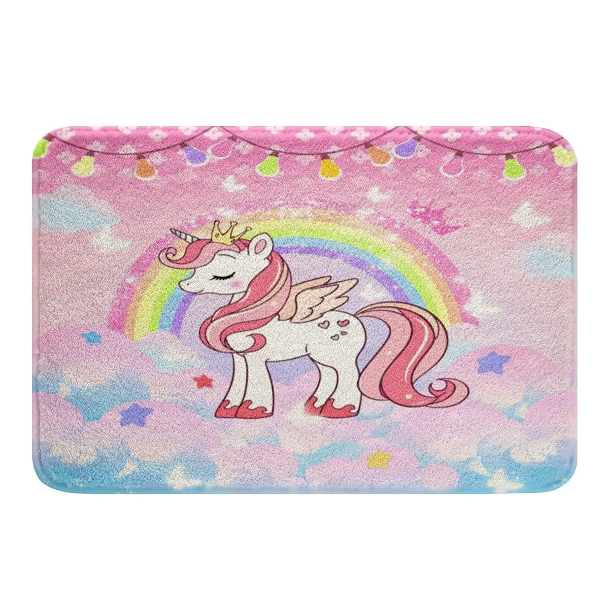 Килимок для ванної Homemissing Cute Unicorn реверсивний 40 x 60 см Pink, фото №1