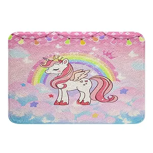 Килимок для ванної Homemissing Cute Unicorn реверсивний 40 x 60 см Pink - Фото 1
