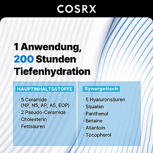 Зволожувальний крем для обличчя COSRX Ceramide Skin Barrier з 7 керамідами, гіалуроновою кислотою та пантенолом 80 мл synthetic.ua - Фото 1