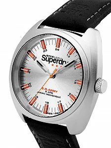 Мужские аналоговые кварцевые часы Superdry SYG228B с кожаным ремешком synthetic.ua - Фото 1