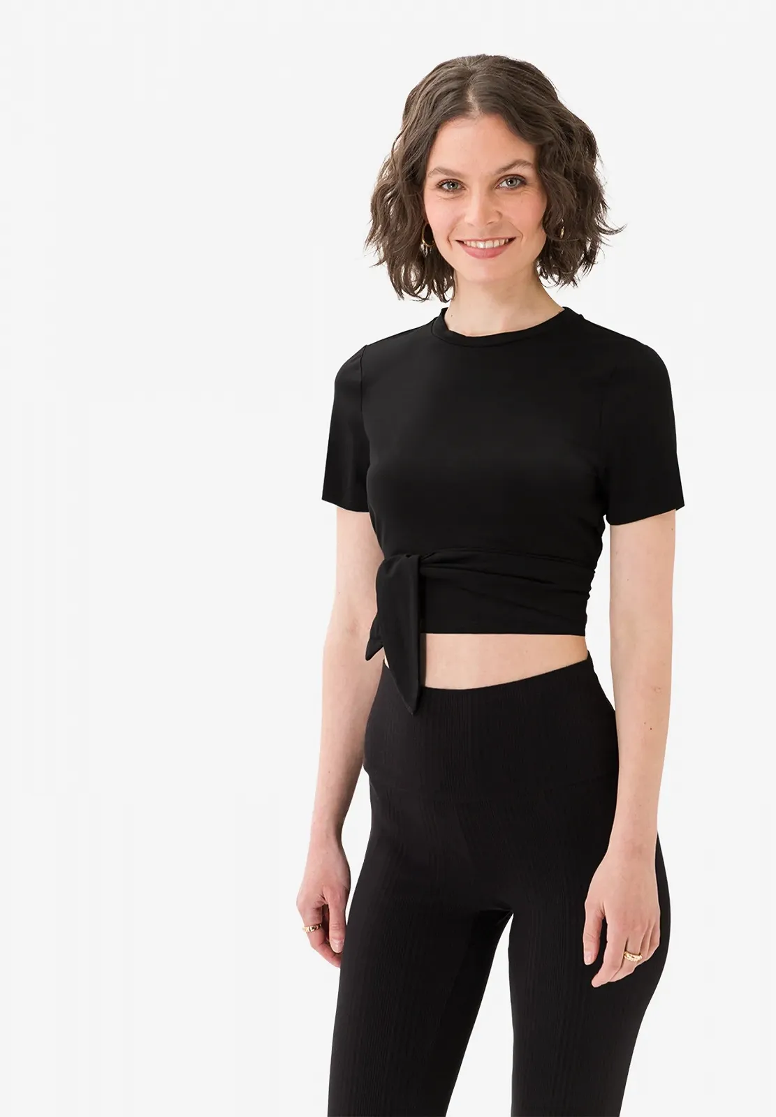 Женская футболка топ Les Lunes The Lou Top Black - XL, фото №1