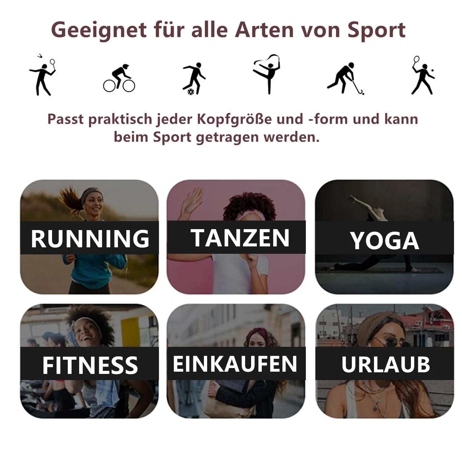 Набір пов'язок на голову, фото №9