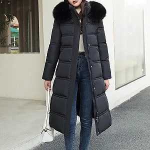 Пальто Laemilia Женское Зимнее Средней Длины synthetic.ua - Фото 1