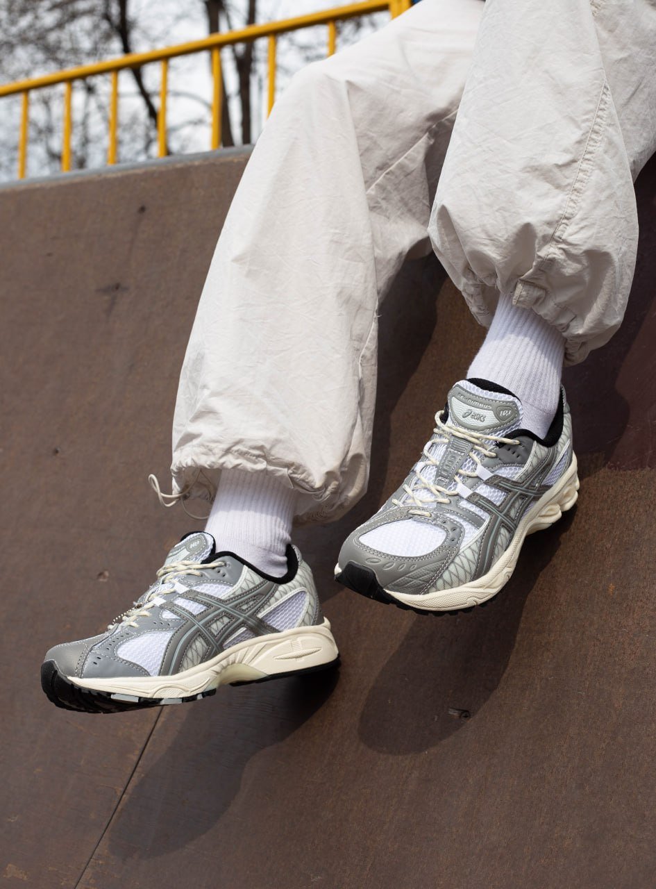 Чоловічі кросівки Asics Gel-Nimbus 10.1 White Grey Reflective 41, фото №4