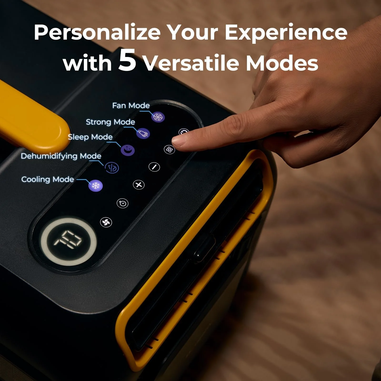 Мобильный кондиционер BougeRV 3500 BTU AC 100V-240V 5-в-1 для кемпинга, фото №5