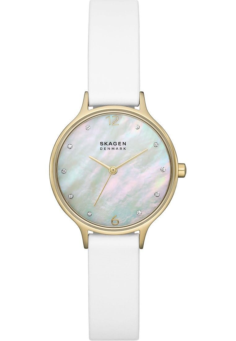 Часы Skagen Женские Аналоговые Кварцевые 89076854 Золотой, фото №1 Часы Skagen Женские Аналоговые Кварцевые 89076854 Золотой, фото №1