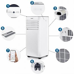 Мобильный кондиционер Berdsen 3-в-1 9000 BTU synthetic.ua - Фото 1