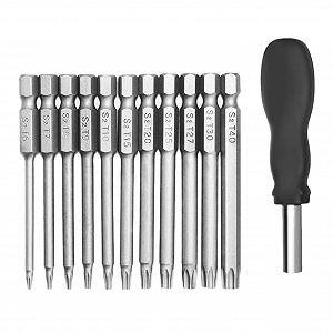 Набір викруток 11-Торкс-бітів 1/4"альний всенамагничений - Фото 1