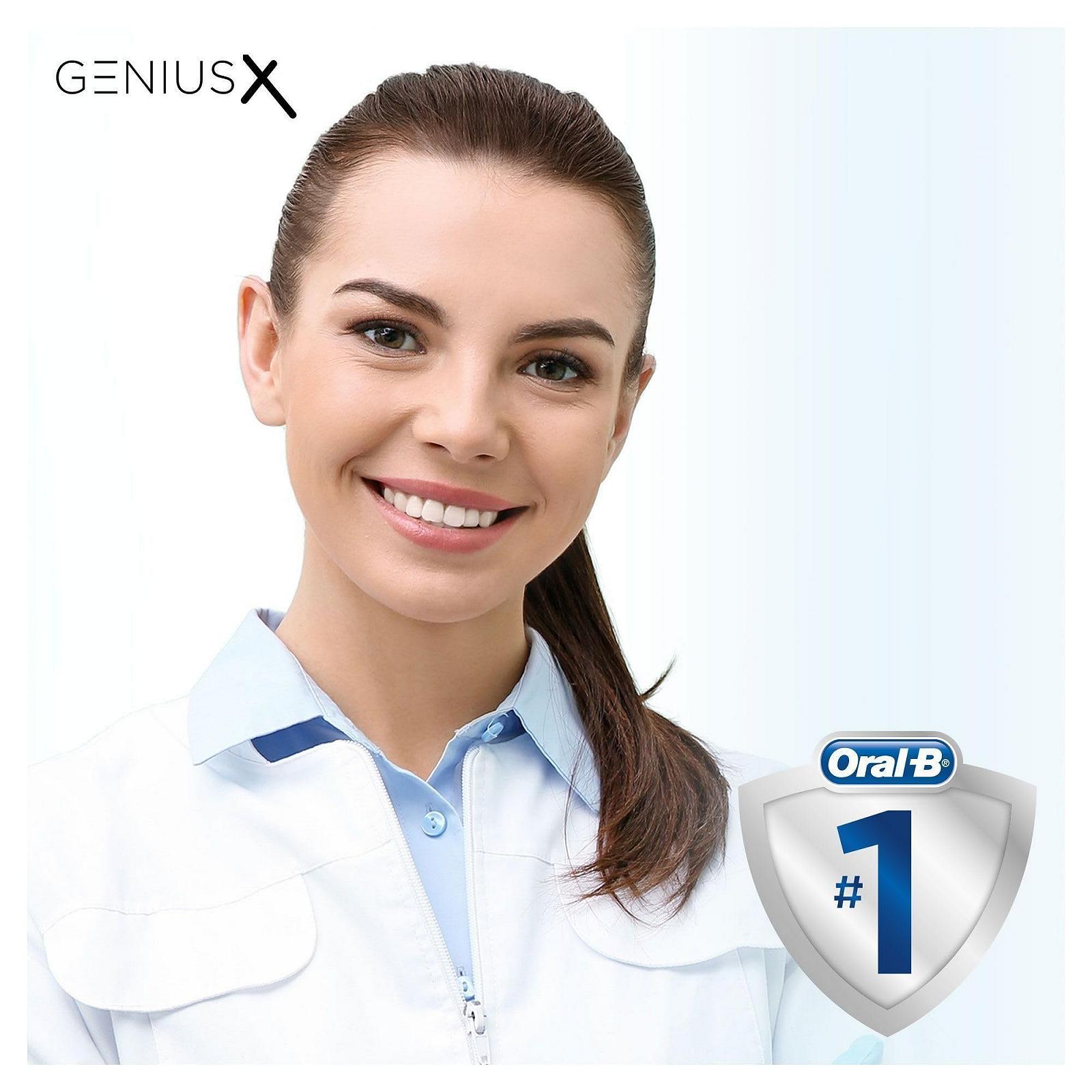 Електрична зубна щітка Oral-B Genius X Біла, фото №8