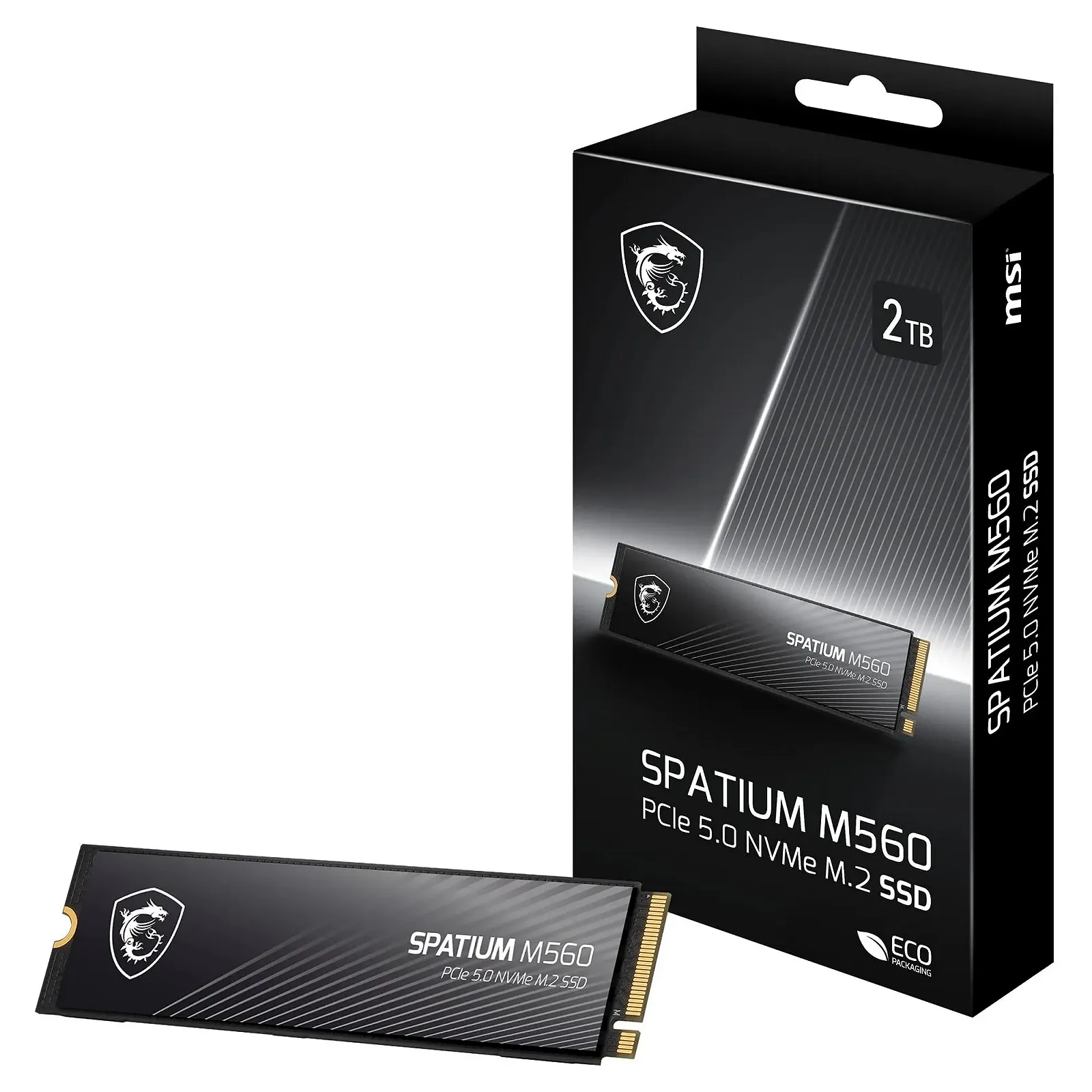 Внутренний SSD MSI SPATIUM M560 2TB PCIe 5.0 NVMe M.2, фото №1