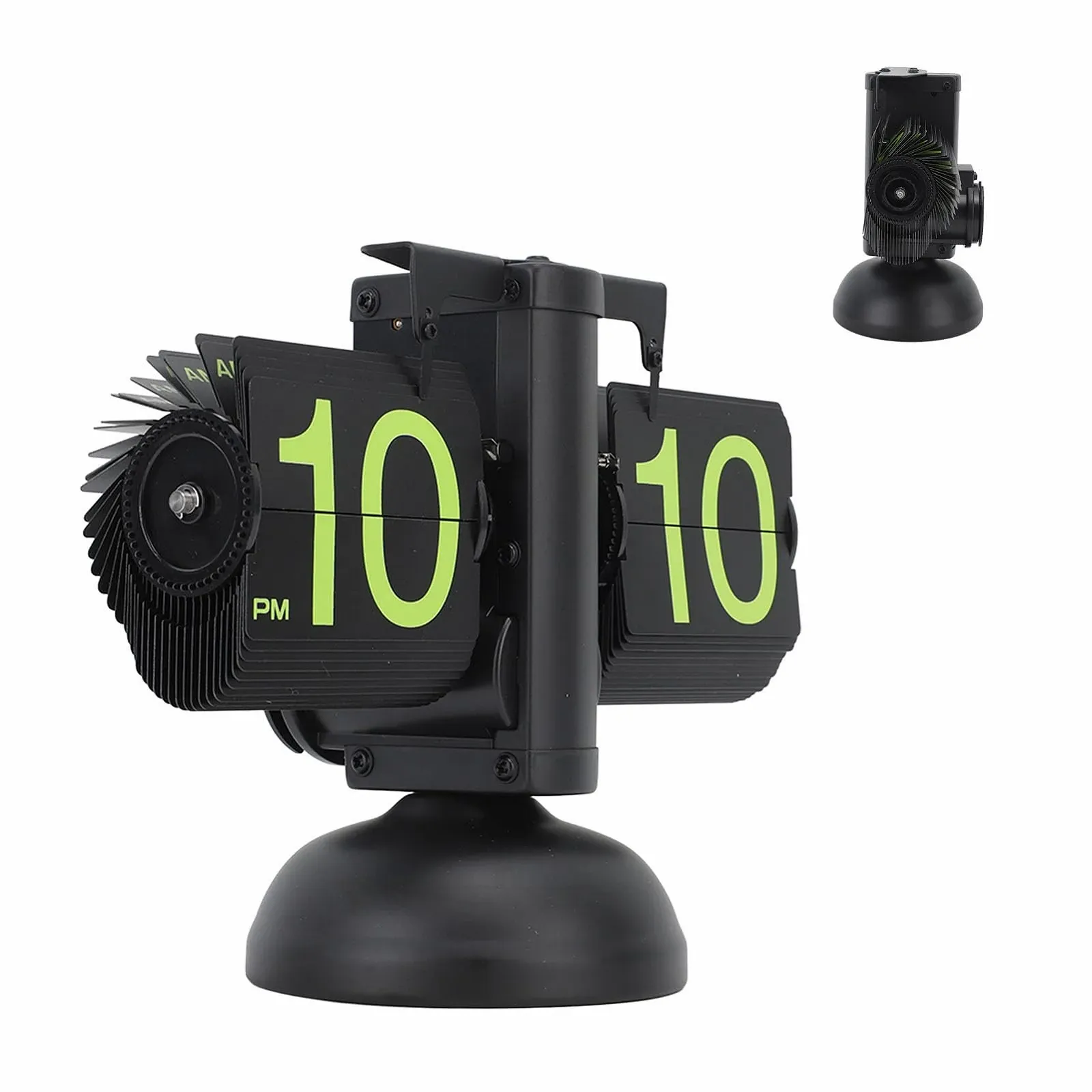 Ретро Цифровой Перекидной Часов PODSJD, Нержавеющая сталь 304, крупные цифры, механический дизайн, фото №8