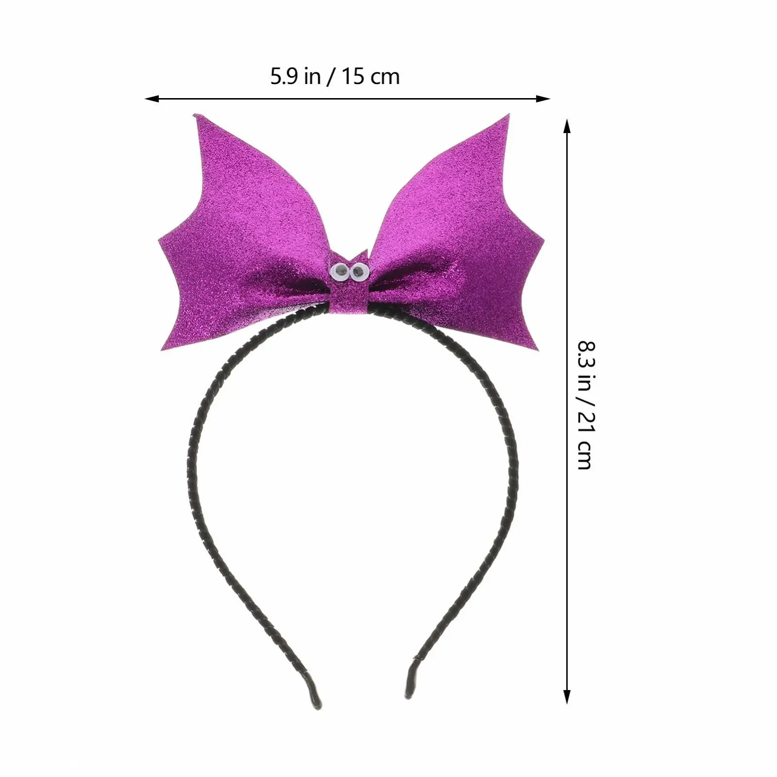 Обруч для волосся Lurrose Блискучий, фото №4