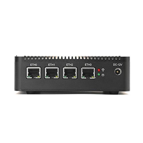 Модульний J4125 Quad Core Firewall Micro Appliance Mini PC Nano PC Router PC 8G RAM 256G SSD 4 RJ45 2.5GBE Port AES-NI з Pfsense, фото №1