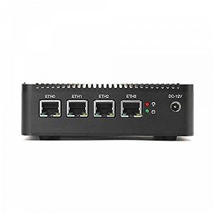 Модульний J4125 Quad Core Firewall Micro Appliance Mini PC Nano PC Router PC 8G RAM 256G SSD 4 RJ45 2.5GBE Port AES-NI з Pfsense - Фото 1