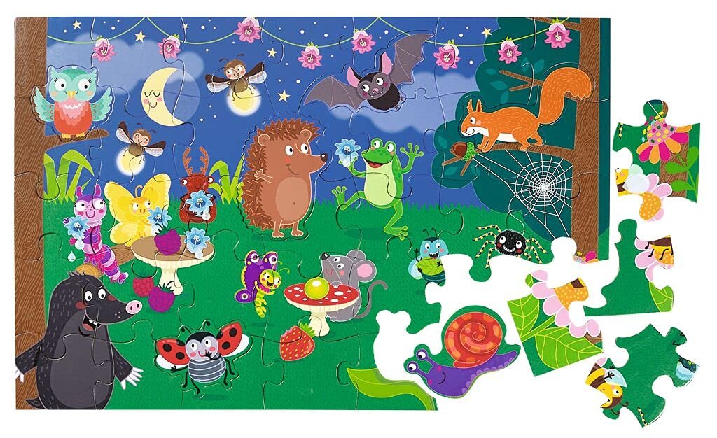 Пазл для підлоги moses. 16146 Animal Crawling Beetle Floor Puzzle XXL великі деталі, фото №2