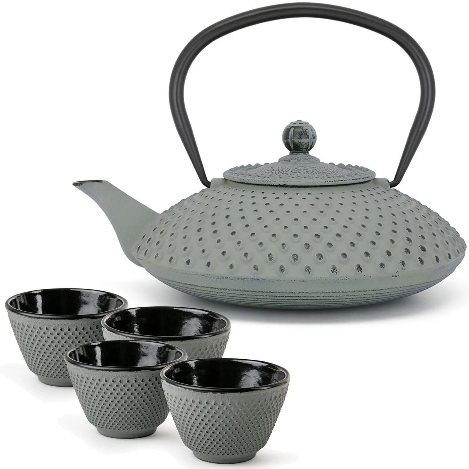 Чайник-заварник Bredemeijer Asia Flat Чавунний Зелений 1.25 літра, фото №1