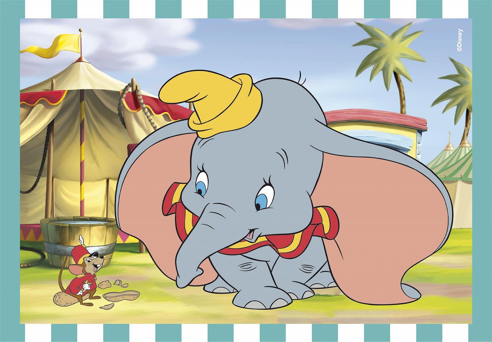 Пазл Clementoni Supercolour 4 in 1 21523 Disney Classics 12, 16, 20, 24 детали, фото №6