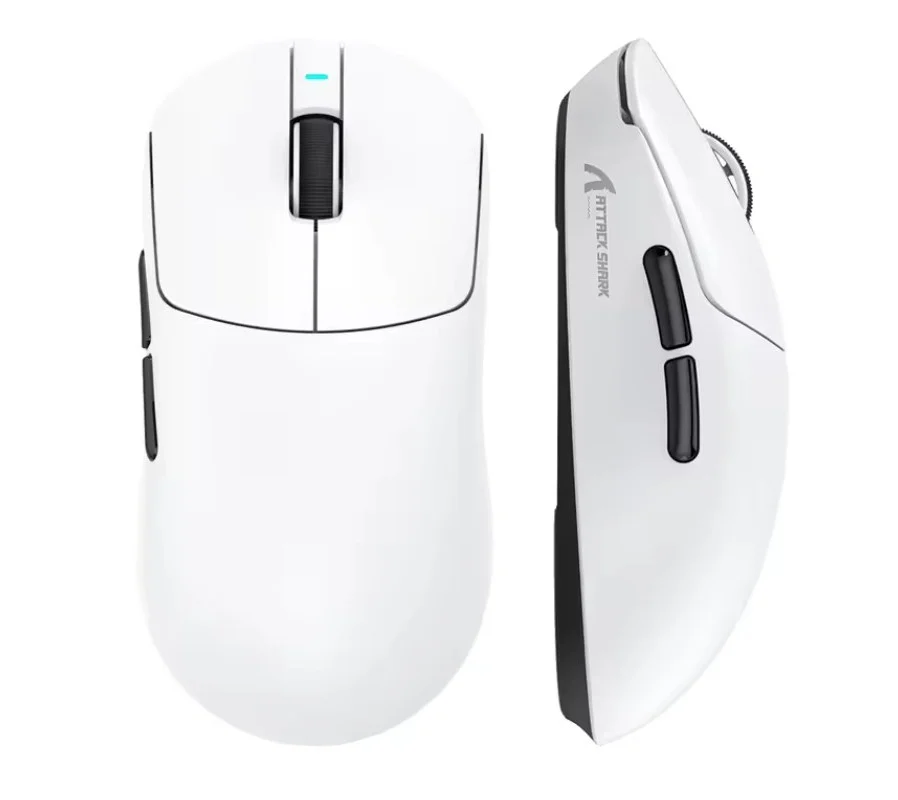 Мышка Attack Shark X8Pro White PAW3395Pro 40000DPI 700IPS 60G 8000Hz, фото №1 Мышка Attack Shark X8Pro White PAW3395Pro 40000DPI 700IPS 60G 8000Hz, фото №1