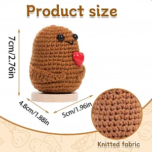 Aruigu Pocket Hug Positive Potato Вязаная Шерсть synthetic.ua - Фото 1