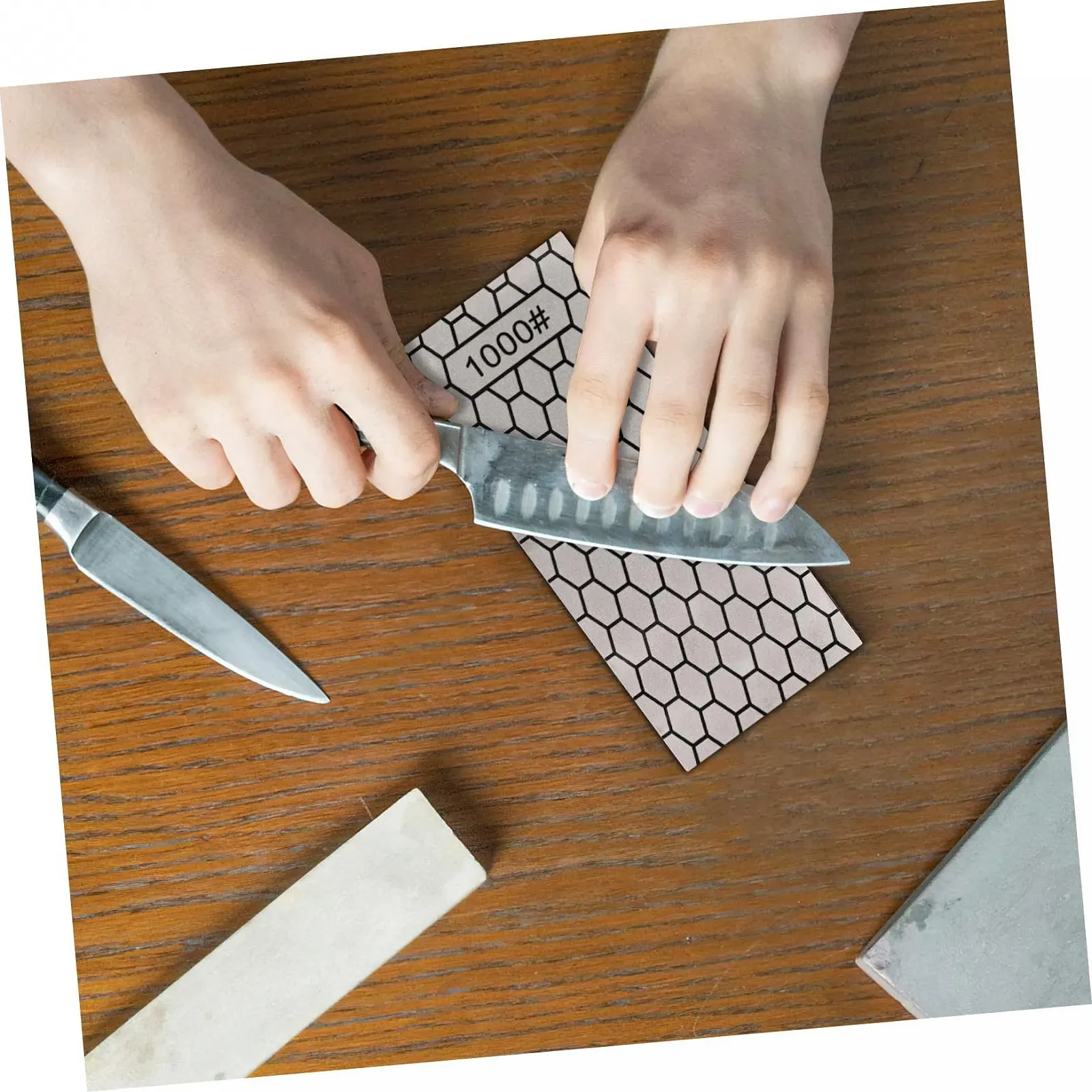 Алмазні шліфувальні пластини VALICLUD 3 шт двосторонні, фото №5