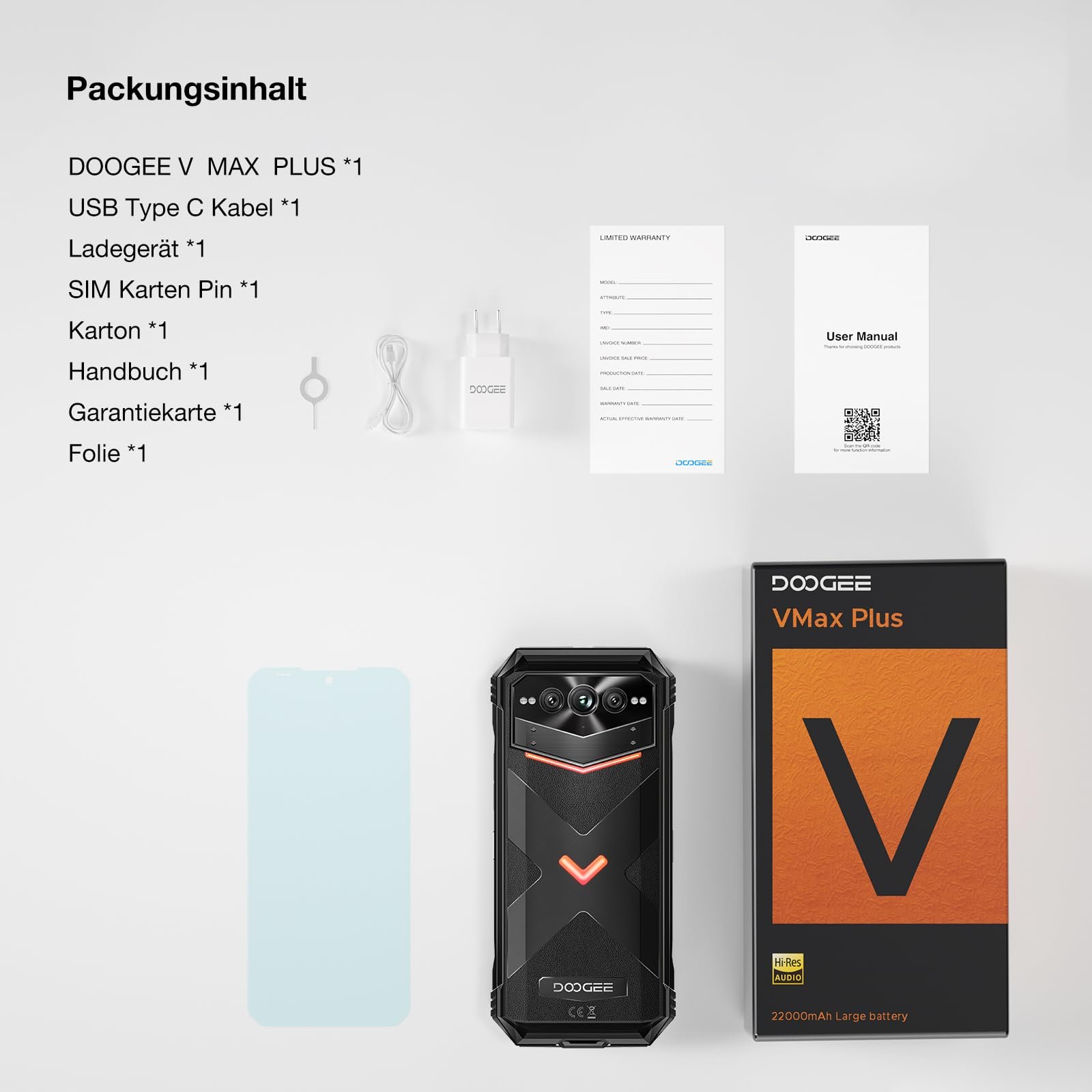 Смартфон DOOGEE VMAX Plus 5G 36GB RAM 512GB 22,000 mAh, фото №7 Смартфон DOOGEE VMAX Plus 5G 36GB RAM 512GB 22,000 mAh, фото №7