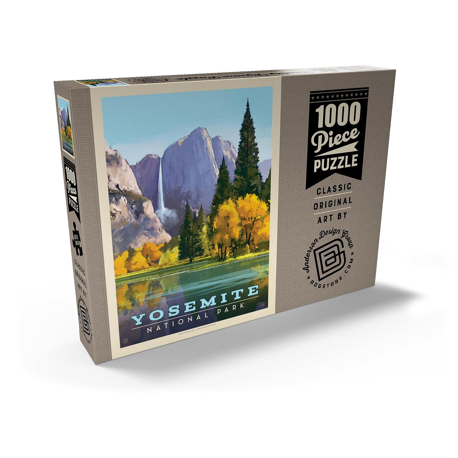 Пазл MyPuzzle Special Collection Yosemite National Park: Golden Vista Vintage Poster Premium 1000 деталей, фото №2